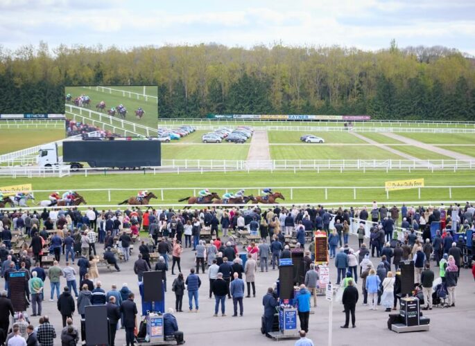 Grandstand Enclosure Newbury Racecourse Racing View