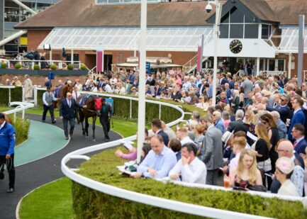 Premier Enclosure at Newbury Racecourse Parade Ring View