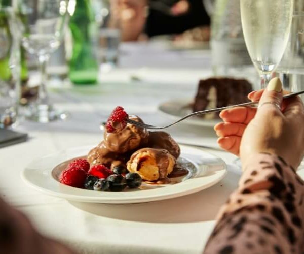 Plate of Food At Newbury Racecourse