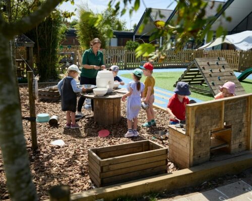 Secure Gardens Mud Kitchen at The Rocking Horse Nursery
