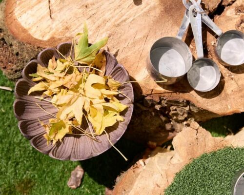 Secure Gardens Outdoor Tea Making at The Rocking Horse Nursery