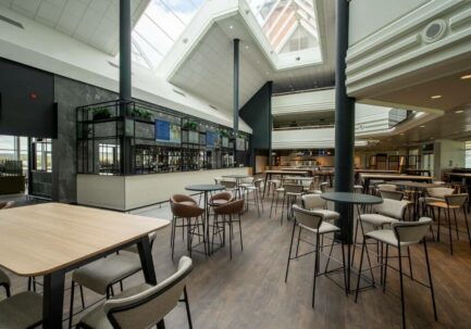 The Berkshire Stand Long Room at Newbury Racecourse