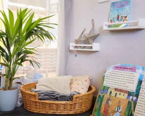 The Library Reading Corner at The Rocking Horse Nursery