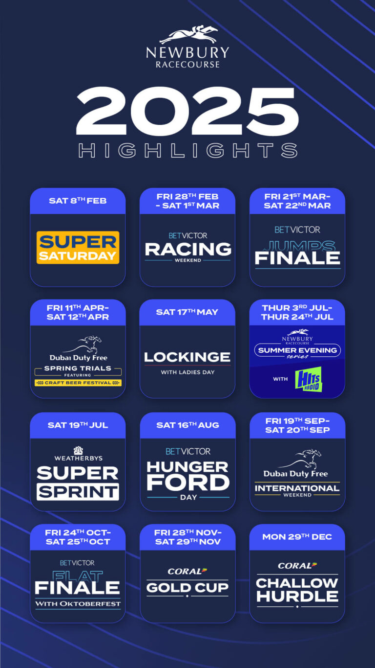 Newbury's 2025 Fixtures Confirmed Register For Priority Newbury