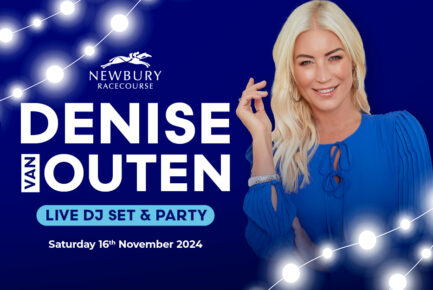 Denise Van Outen Newbury Racecourse