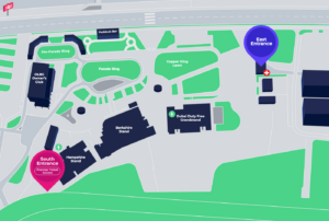Map East and South Entrance Map East and South Entrance