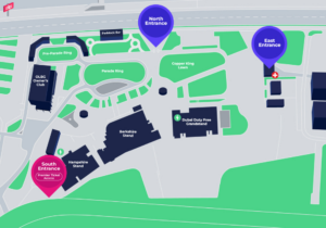 Map North East and South Entrance Map North East and South Entrance