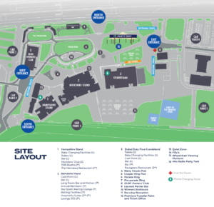 Sat 18 Jul Raceday Map Sat 18 Jul Raceday Map